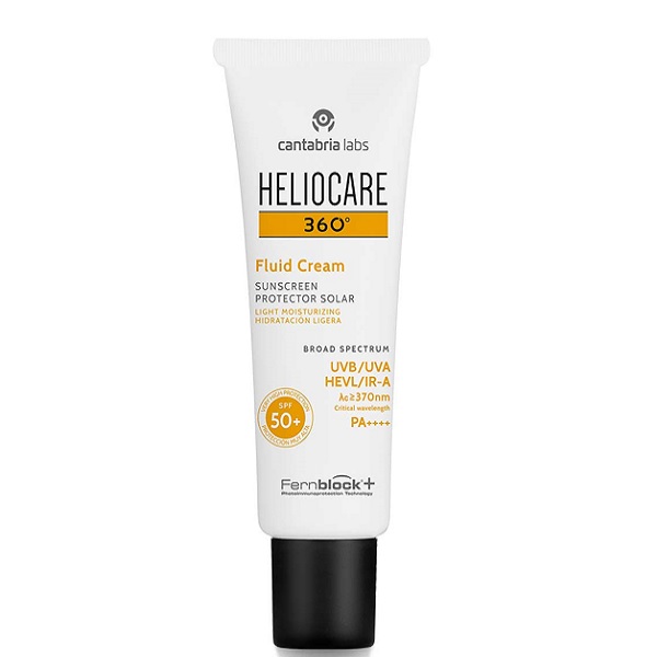 کرم ضد آفتاب بدون رنگ هلیوکر spf 50 مدل light moisturizing مناسب انواع پوست‌ حجم 50 میلی‌لیتر