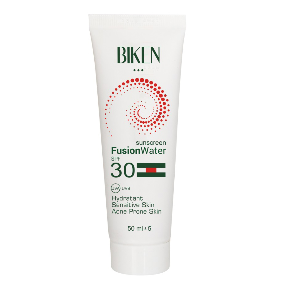 کرم ضد آفتاب بی رنگ بیکن مدل fusionwater spf 30 مناسب پوست های چرب حجم 50 میلی لیتر