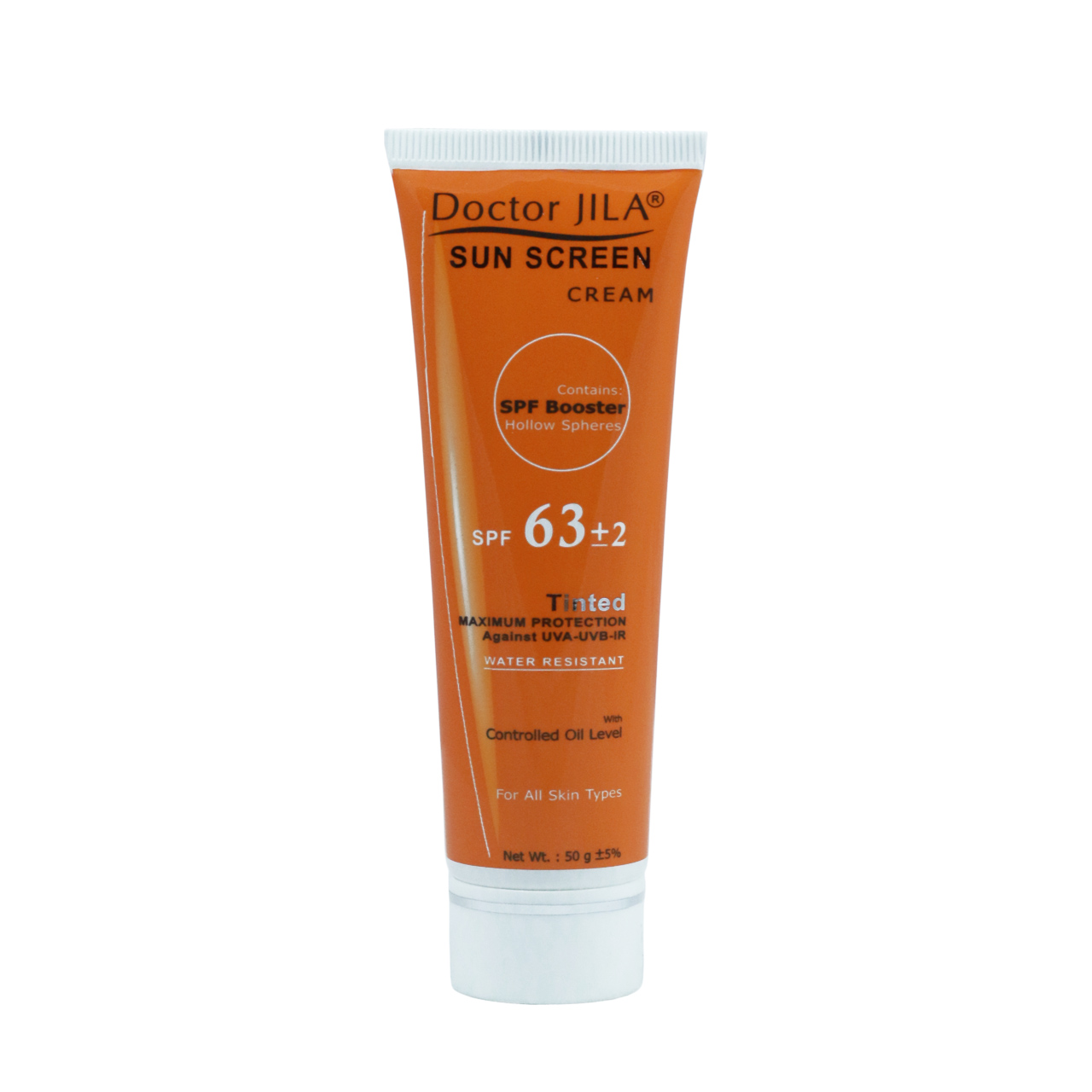 کرم ضد آفتاب دکتر ژیلا مدل tinted با spf 63 حجم 50میلی لیتر