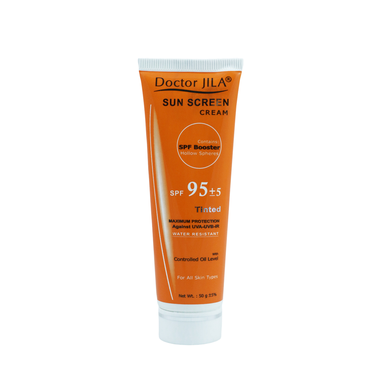 کرم ضد آفتاب دکتر ژیلا مدل tinted با spf 95 حجم 50میلی لیتر