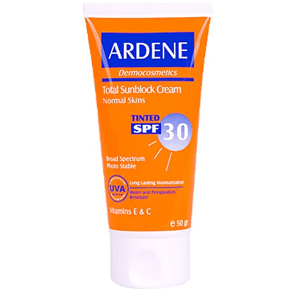 کرم ضد آفتاب رنگی آردن spf30 وزن 50 گرم