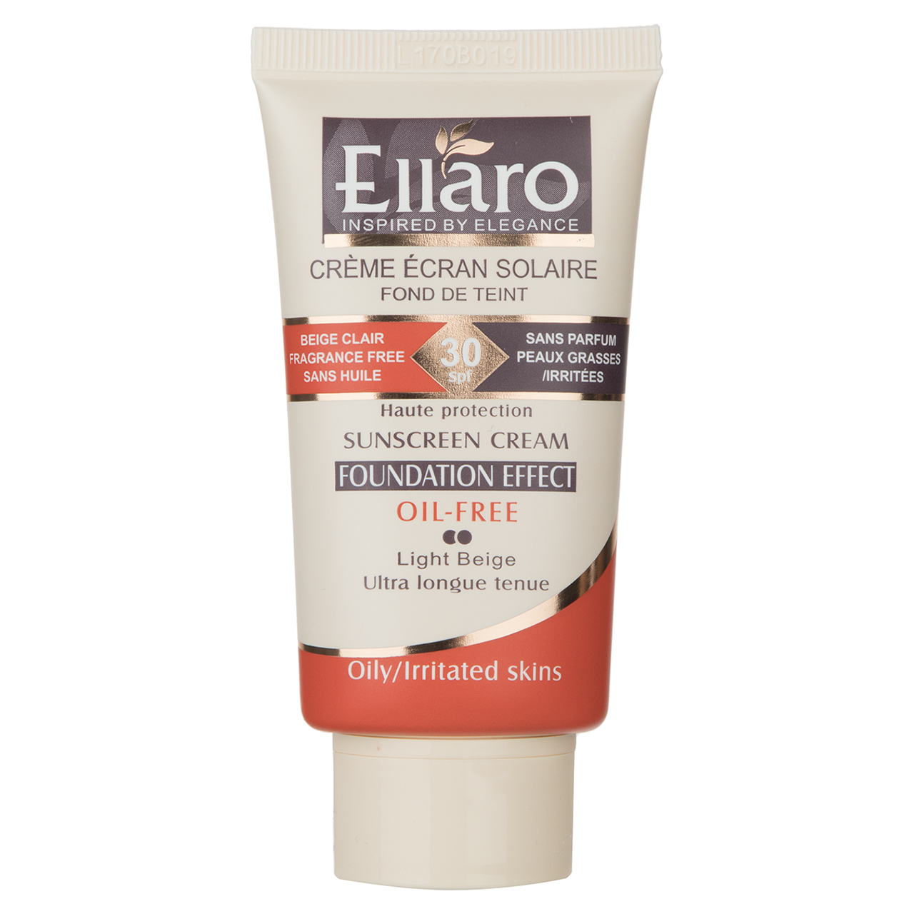 کرم ضد آفتاب رنگی الارو مدل light beige spf30 حجم 40 میلی لیتر