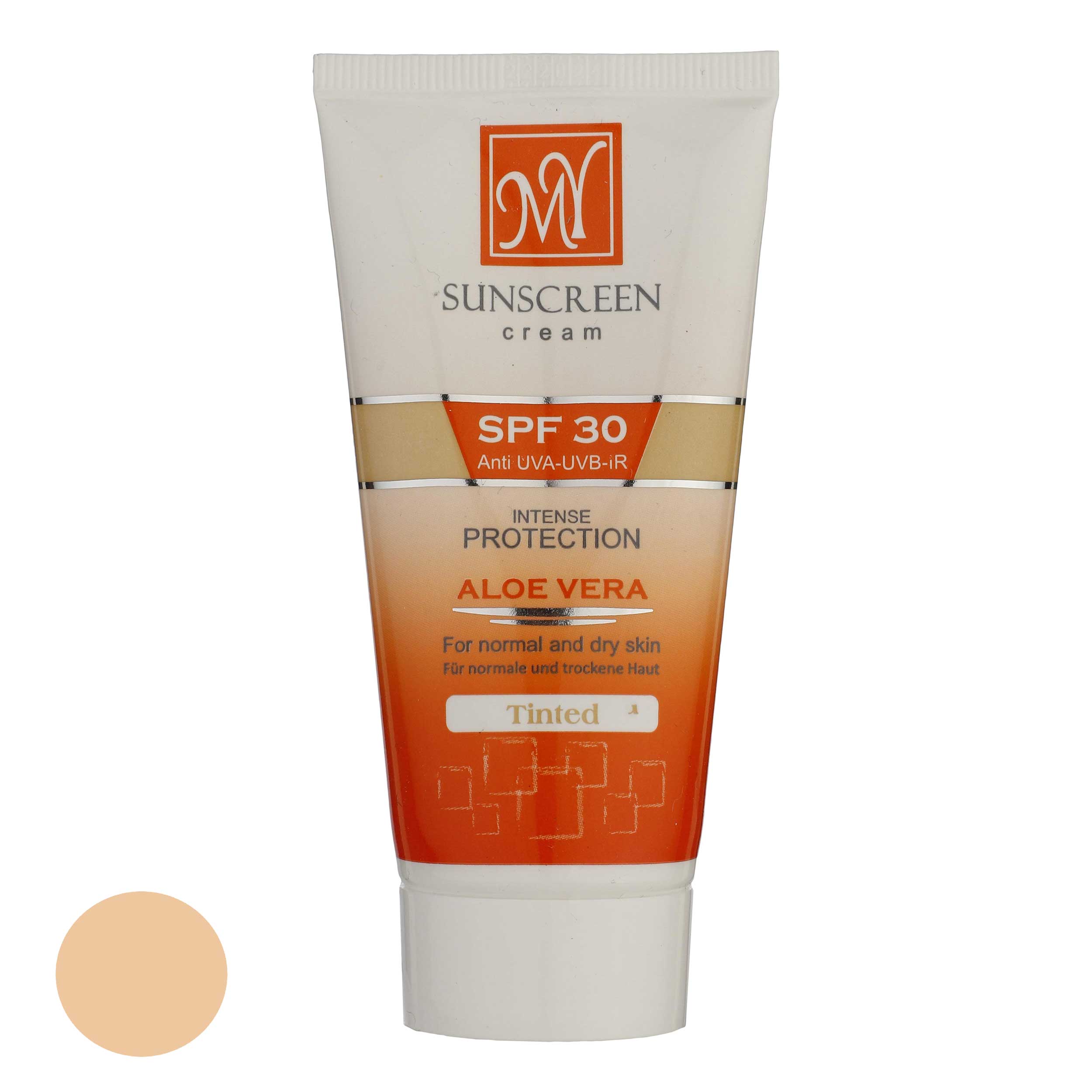 کرم ضد آفتاب رنگی مای مدل spf30 مناسب پوست های خشک و معمولی حجم 50 میلی لیتر