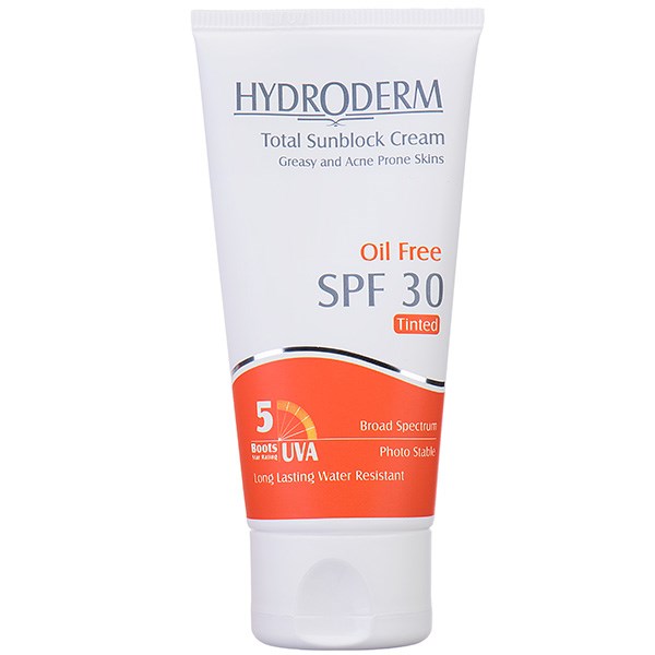 کرم ضد آفتاب رنگی هیدرودرم spf30