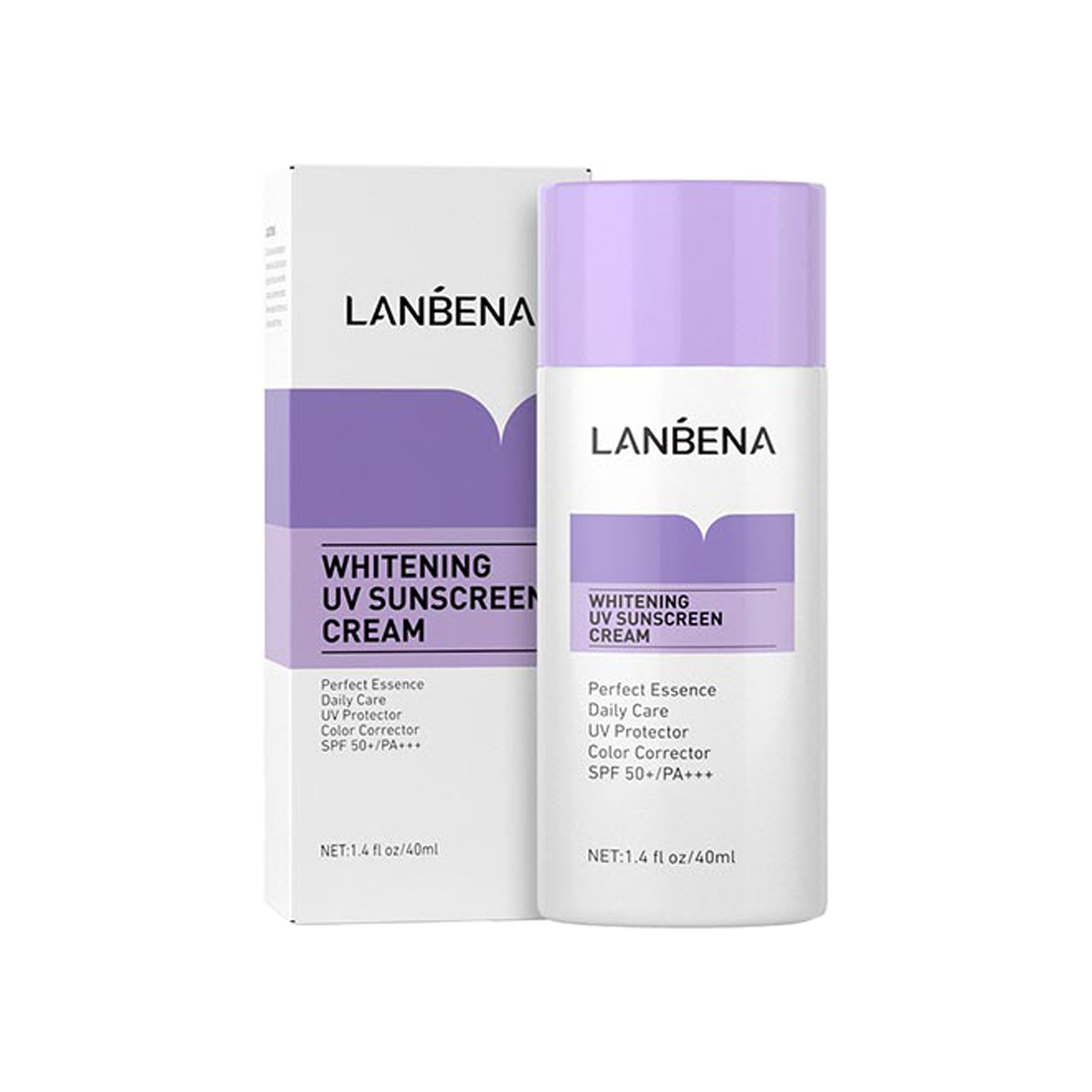 کرم ضد آفتاب لنبنا مدل whitening uv sunscreen حجم 40 میلی لیتر
