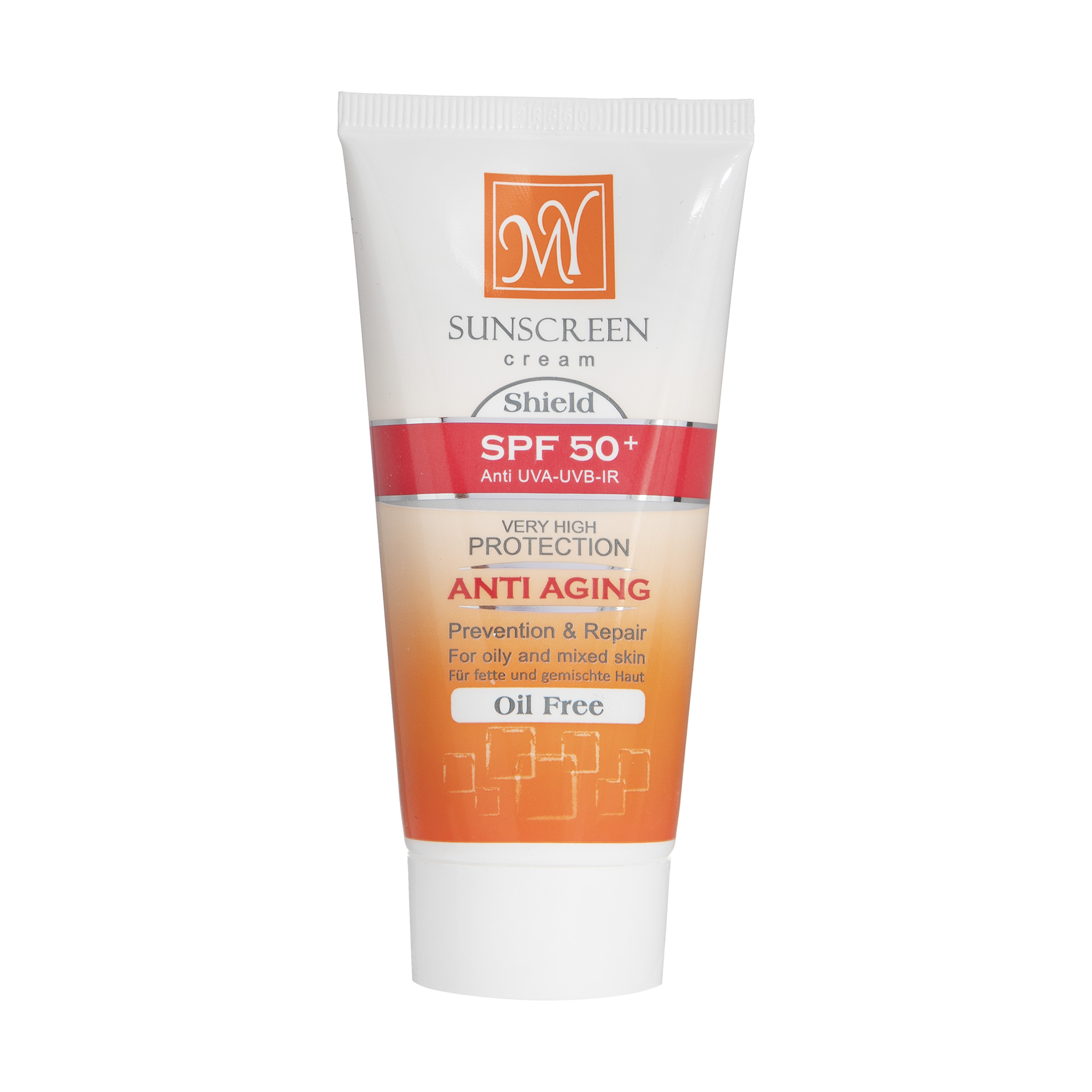 کرم ضد آفتاب مای مدل shield spf50 حجم 50 میلی لیتر