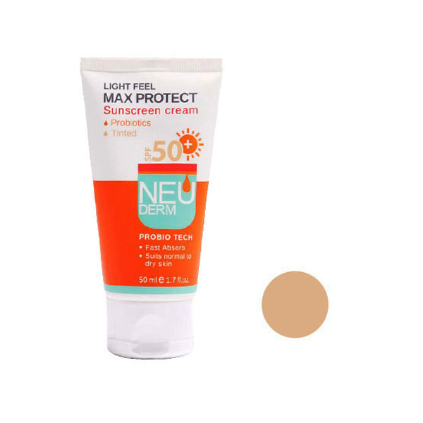 کرم ضد آفتاب نئودرم مدل max protect حجم 50 میلی لیتر