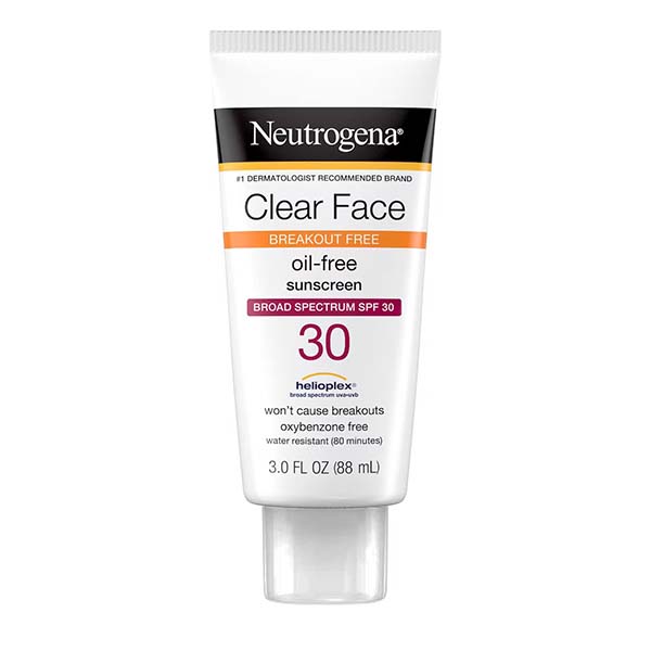 کرم ضد آفتاب نوتروژینا مدل clear face 30 حجم 88 میلی لیتر