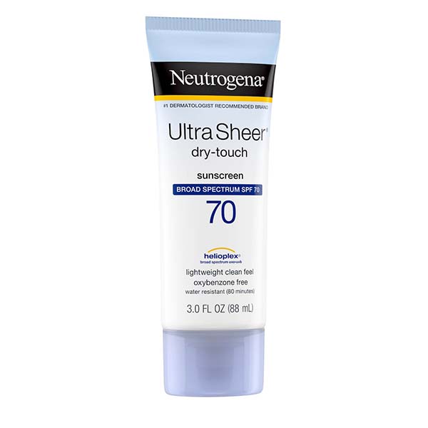 کرم ضد آفتاب نوتروژینا مدل ultra sheer 70 حجم 88 میلی لیتر