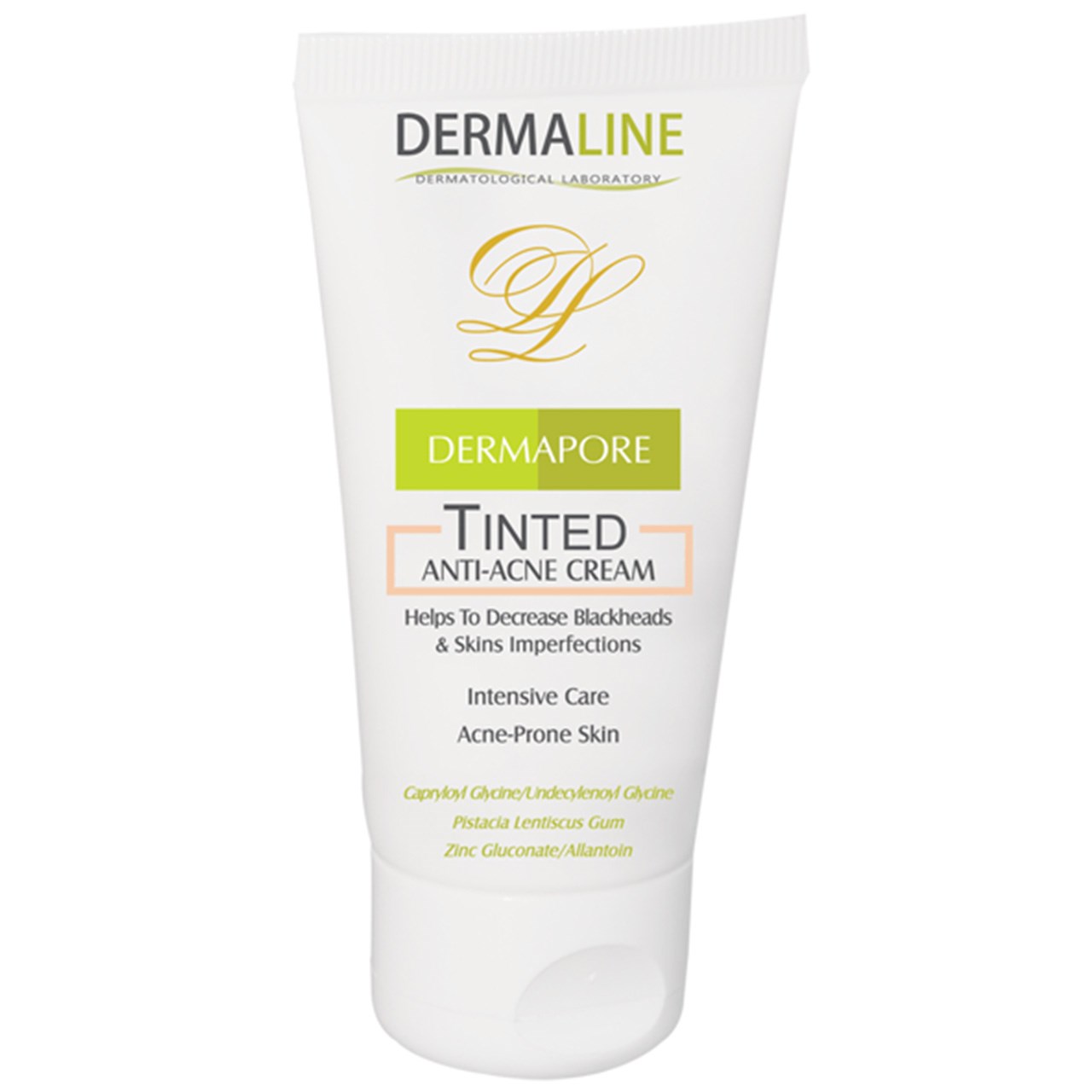کرم ضد جوش رنگی درمالاین سری dermapore حجم 45 میلی لیتر