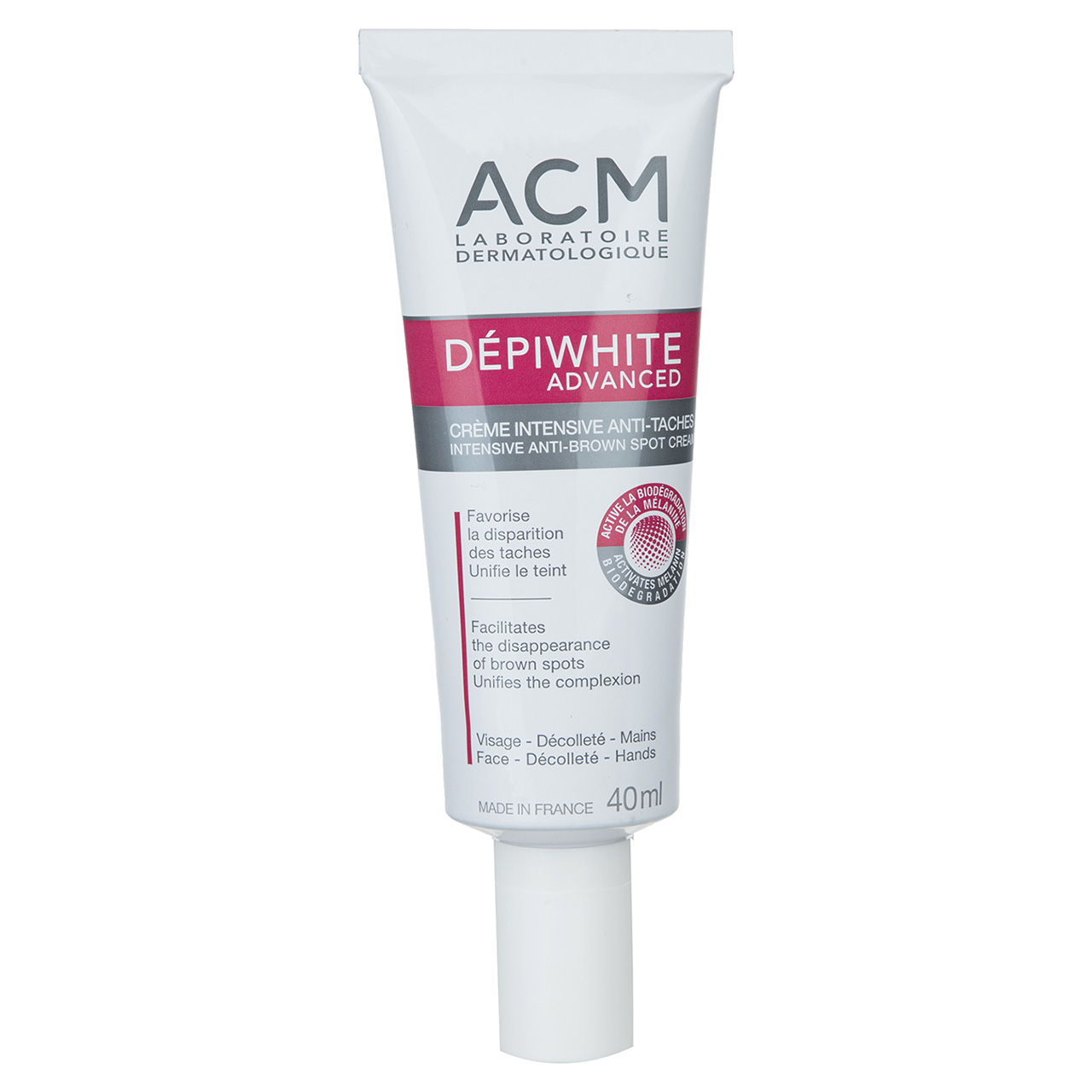 کرم ضد لک ای سی ام مدل depiwhite advanced حجم 40 میلی لیتر