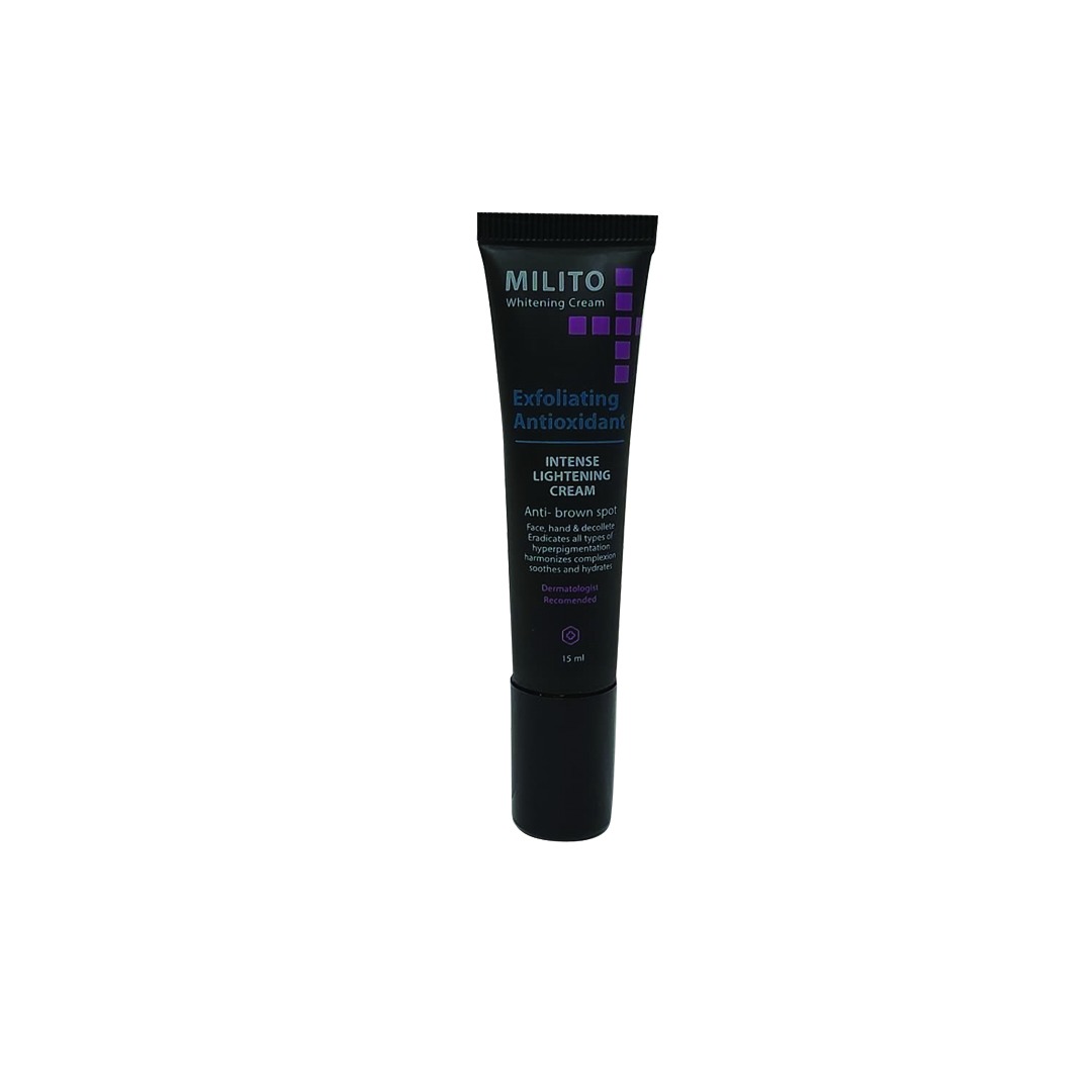 کرم ضد لک میلیتو مدل exfoliating حجم 15 میلی لیتر