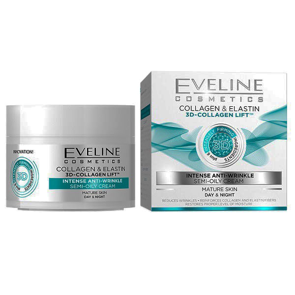کرم ضد چروک اولاین مدل 3d collagen lift حجم 50 میلی لیتر