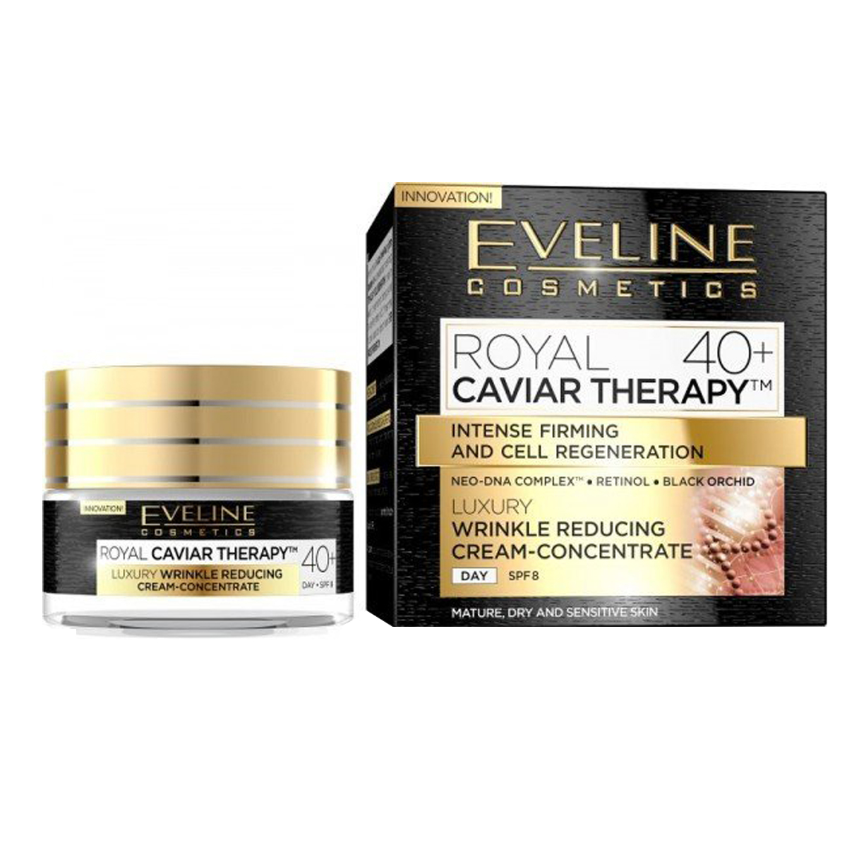 کرم ضد چروک اولاین مدل royal caviar therapy حجم 50 میلی لیتر