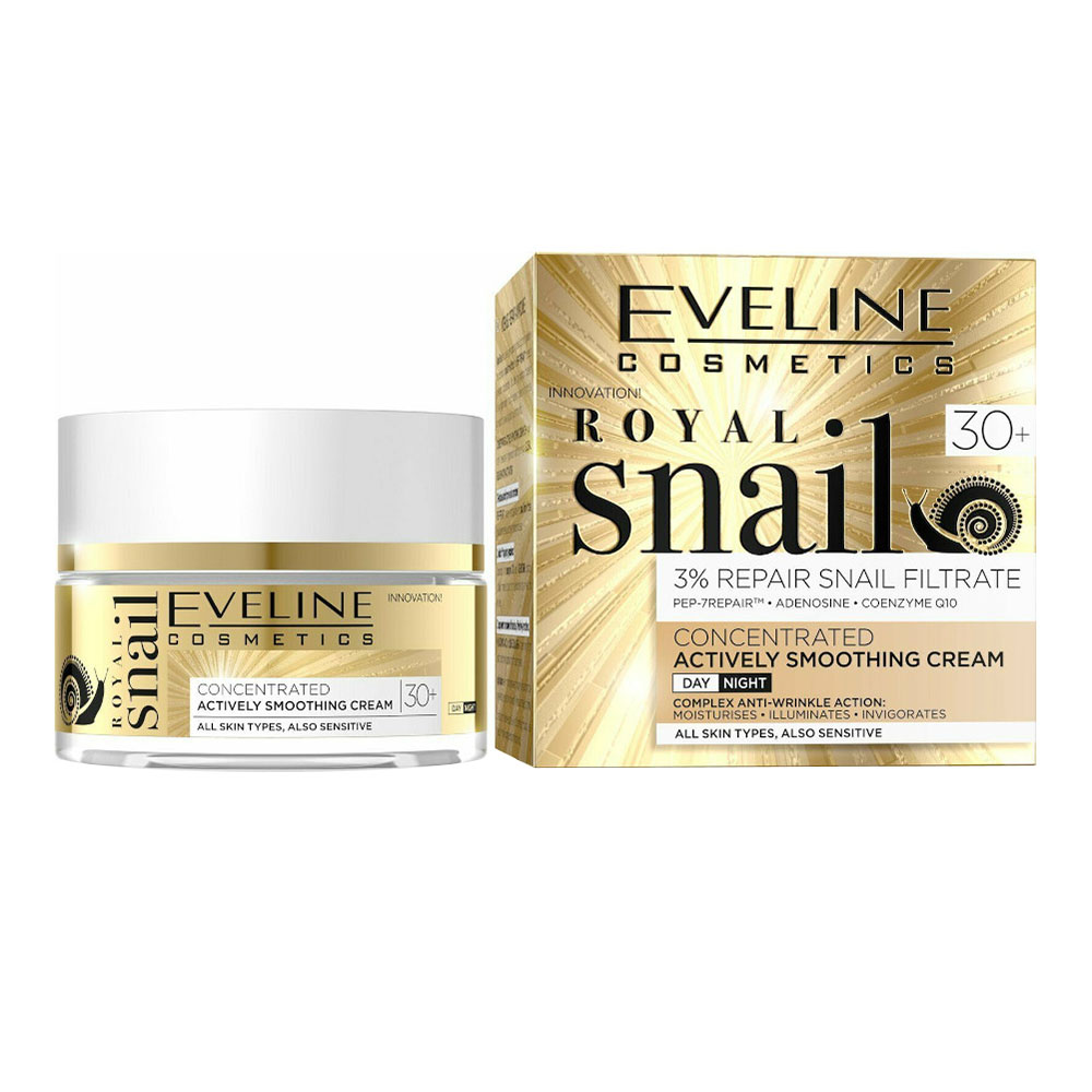 کرم ضد چروک اولین مدل snail 30 حجم 50 میلی لیتر