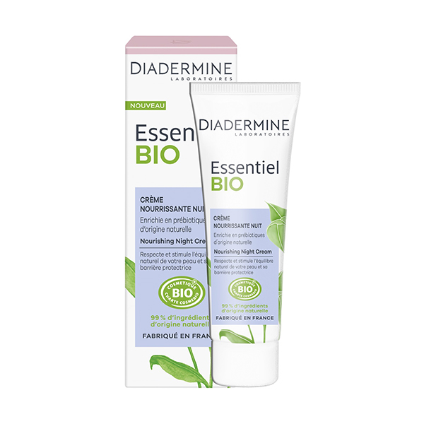 کرم ضد چروک دیادرماین مدل essentiel bio nourrissante nuit حجم 50 میلی لیتر