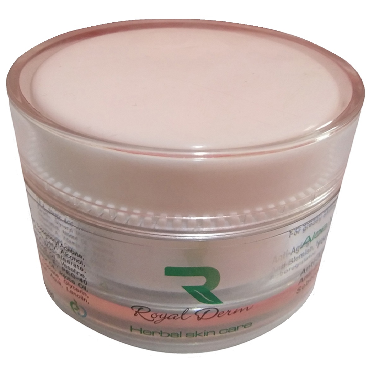 کرم ضد چروک رویال درم مدل herbal حجم 50 میلی لیتر