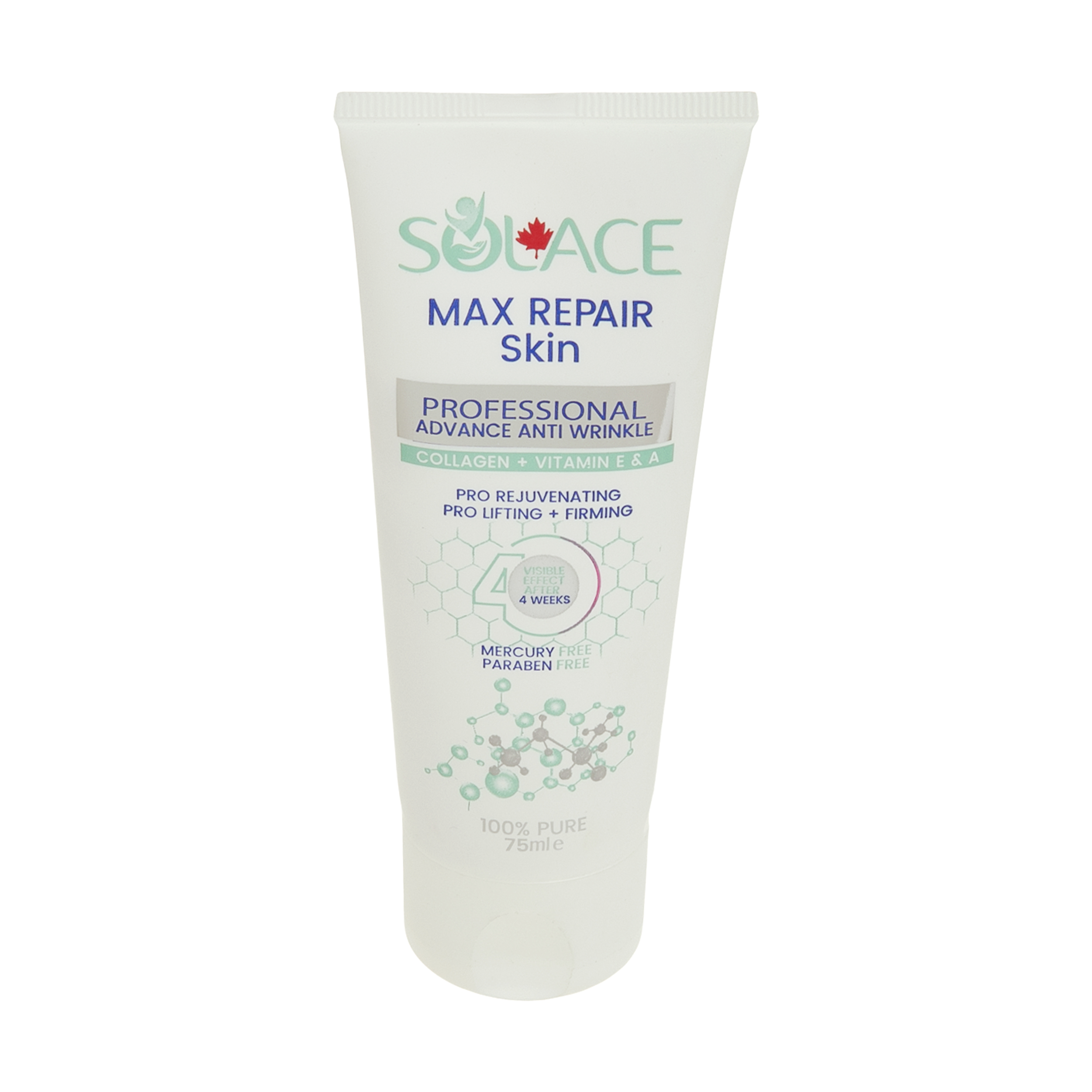 کرم ضد چروک سولس مدل max repair skin حجم 75 میلی لیتر