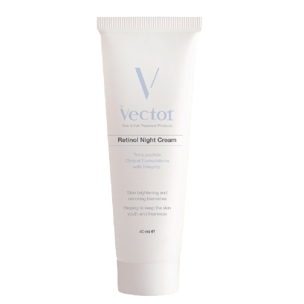 کرم ضد چروک شب وکتور مدل retinol حجم 40 میلی لیتر