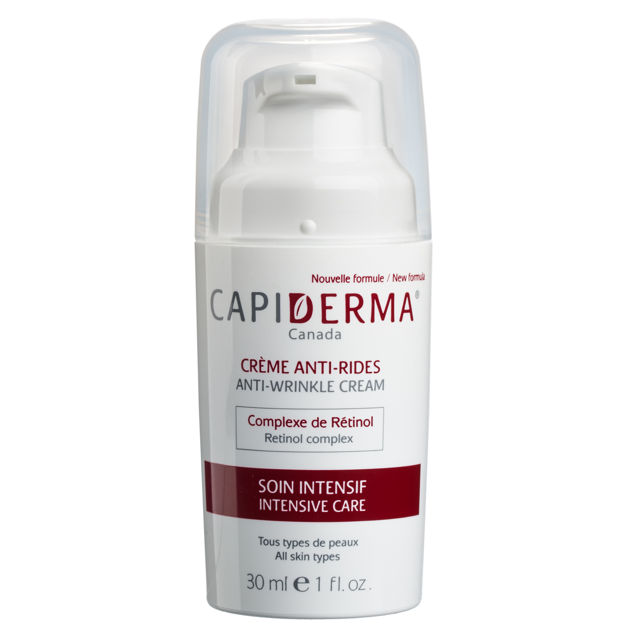 کرم ضد چروک قوی حاوی رتینول کپیدرما مدل anti wrinkle حجم 30 میلی لیتر
