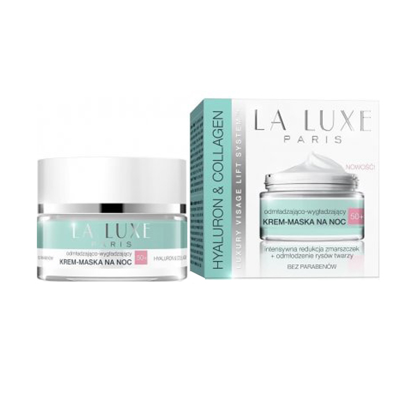 کرم ضد چروک لا لوکس مدل hyaluron and collagen حجم 50 میلی لیتر