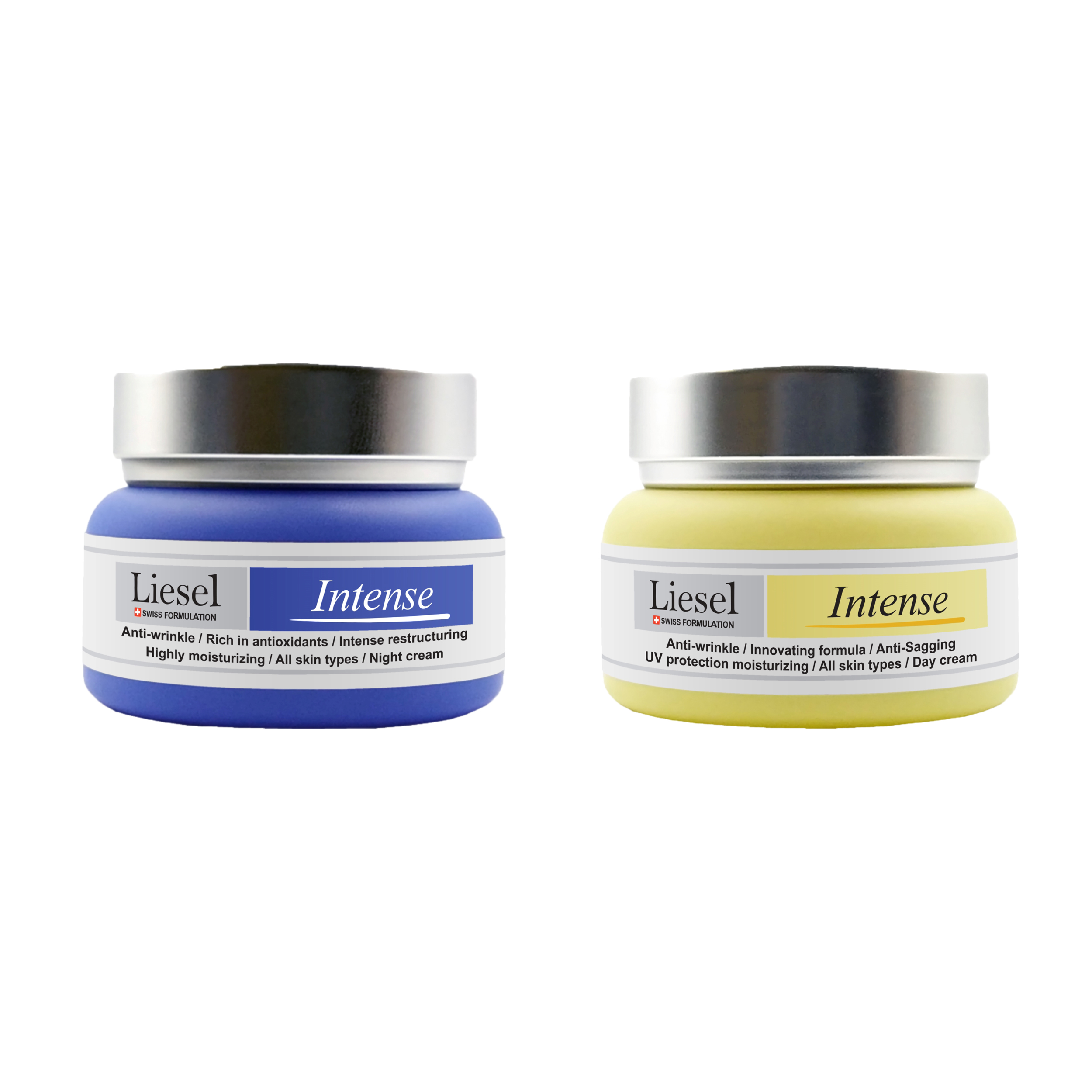 کرم ضد چروک لایسل مدل intense حجم 50 میلی لیتر بسته 2 عددی