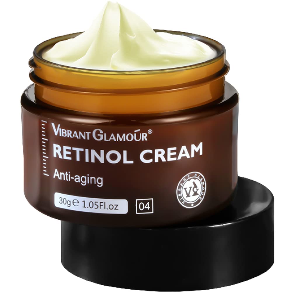 کرم ضد چروک ویبرانت گلمور مدل retinol وزن 30 گرم