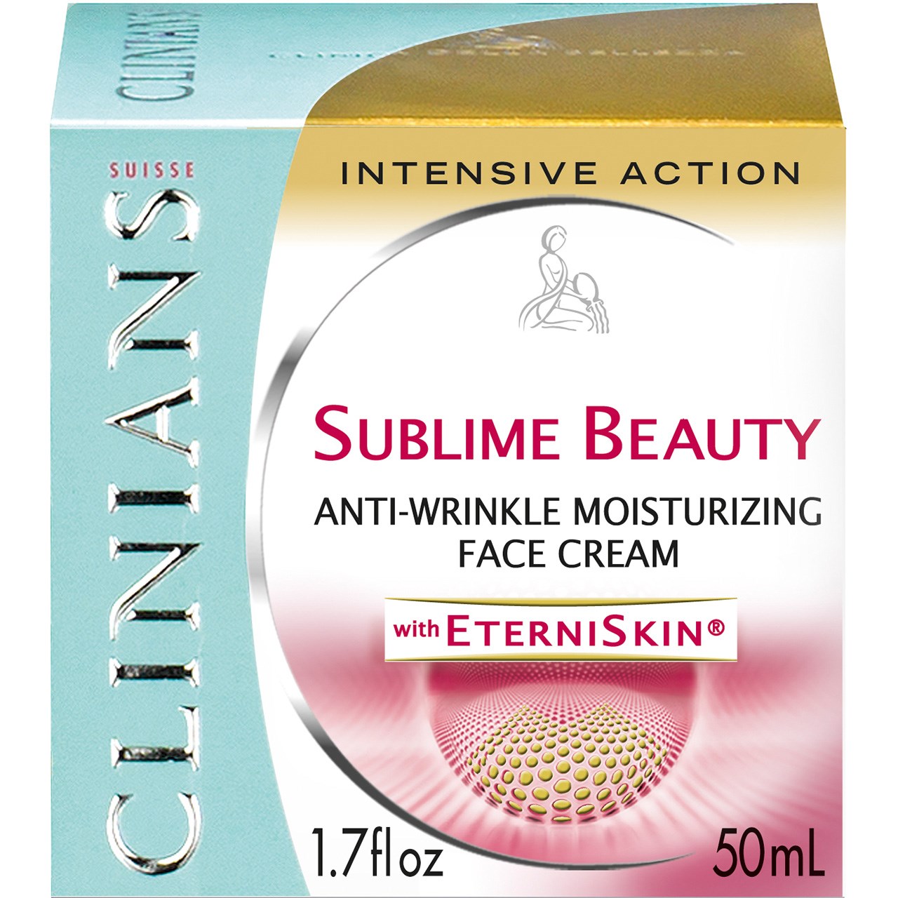 کرم ضد چروک کلینیانس سری sublime beauty مدل intensive action حجم 50 میلی لیتر