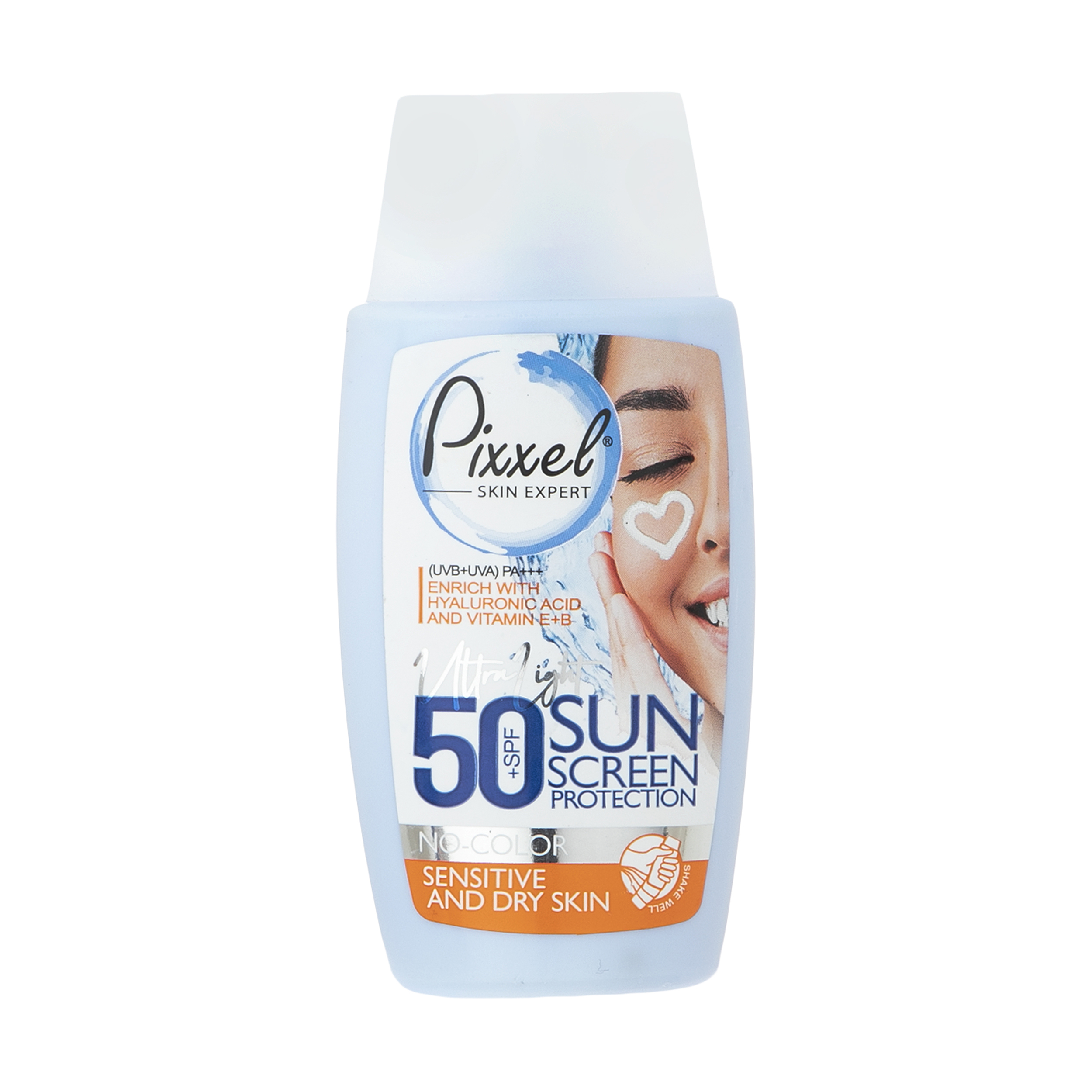 کرم ضدآفتاب پیکسل مدل sensitive and dry skin حجم 50 میلی لیتر