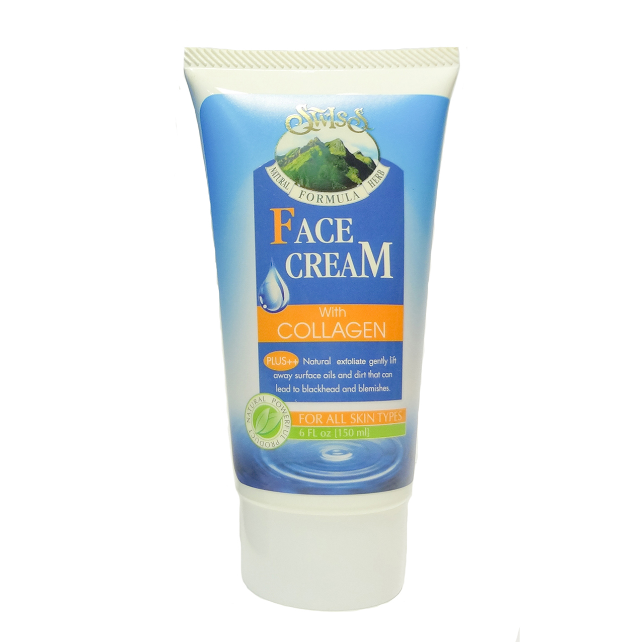 کرم لایه بردار سوئیس فورمولا مدل face cream حجم 150 میلی لیتر
