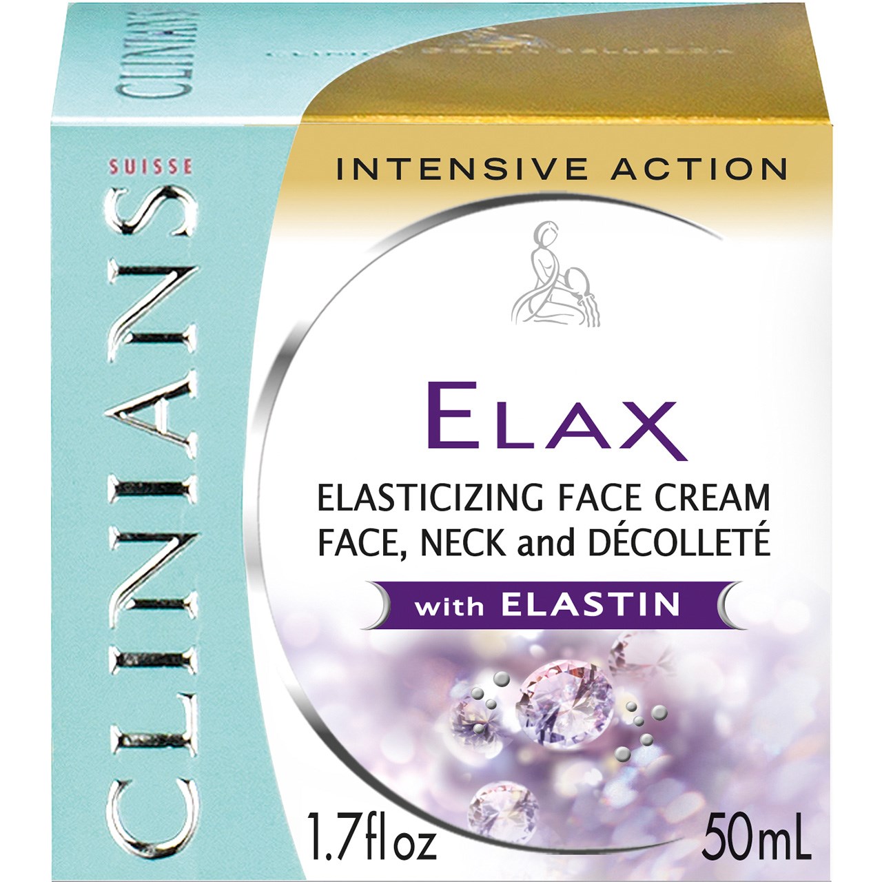 کرم لیفتینگ و سفت کننده کلینیانس سری elax مدل intensive action حجم 50 میلی لیتر