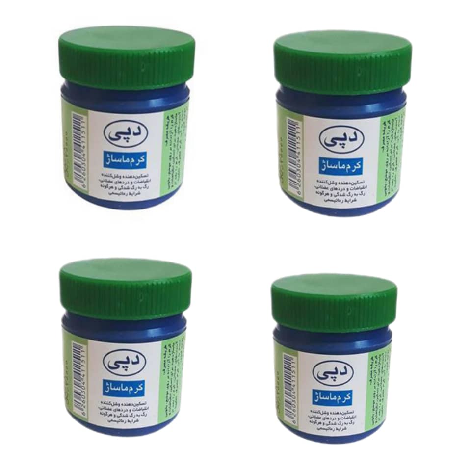 کرم ماساژ بدن دپی مدل eucalyptus حجم 15 میلی لیتر مجموعه 4 عددی