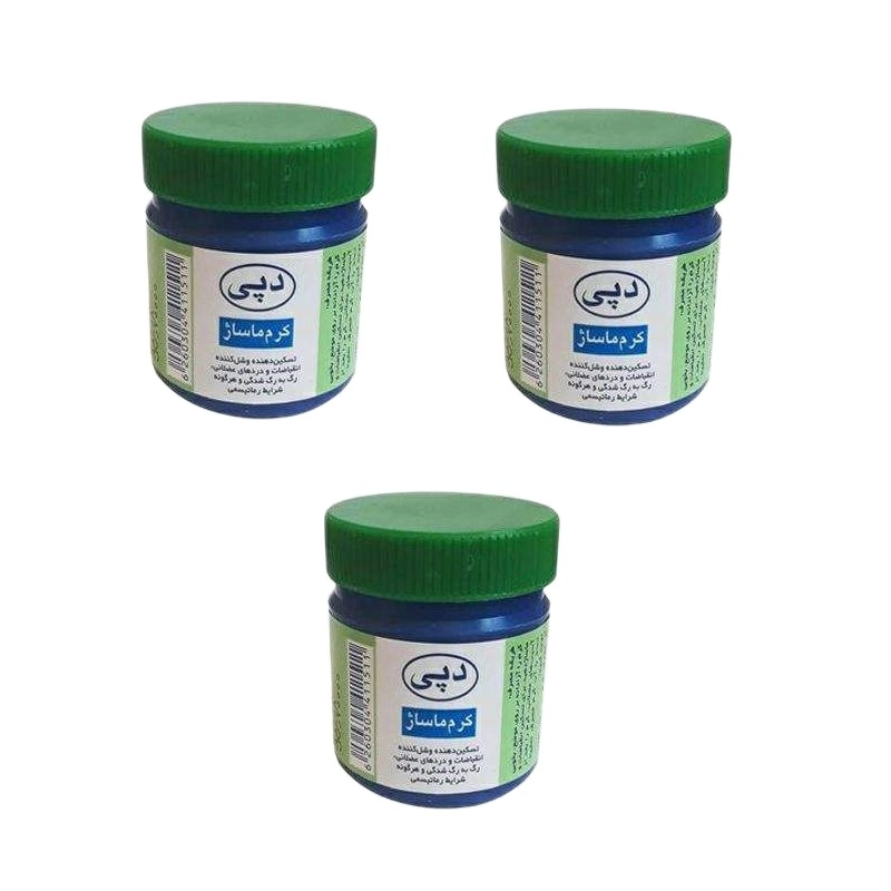 کرم ماساژ بدن دپی مدل eucalyptus حجم 37 میلی لیتر مجموعه 3 عددی