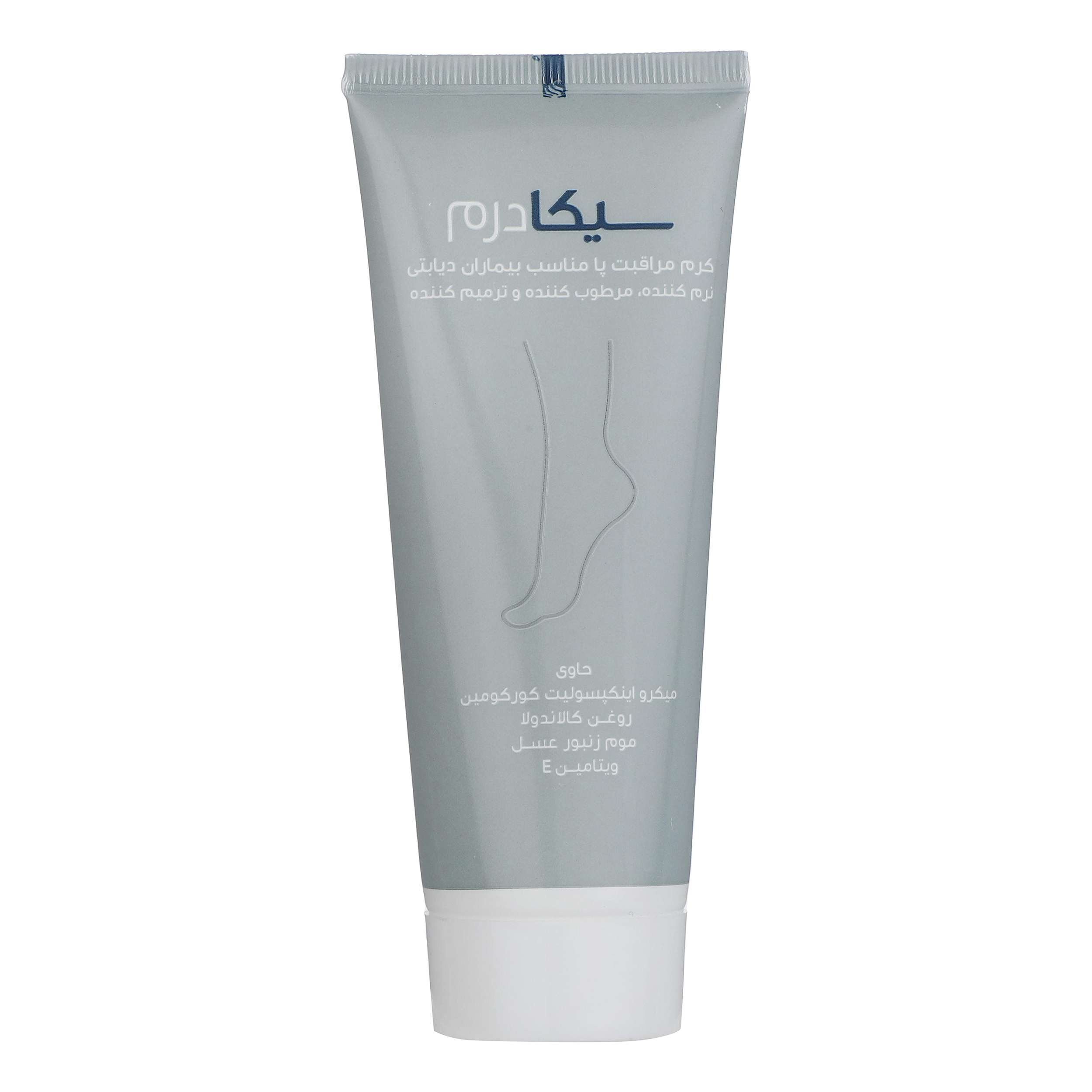 کرم مراقبت پای بیماران دیابتی سیکادرم مدل repairing حجم 75 میلی لیتر