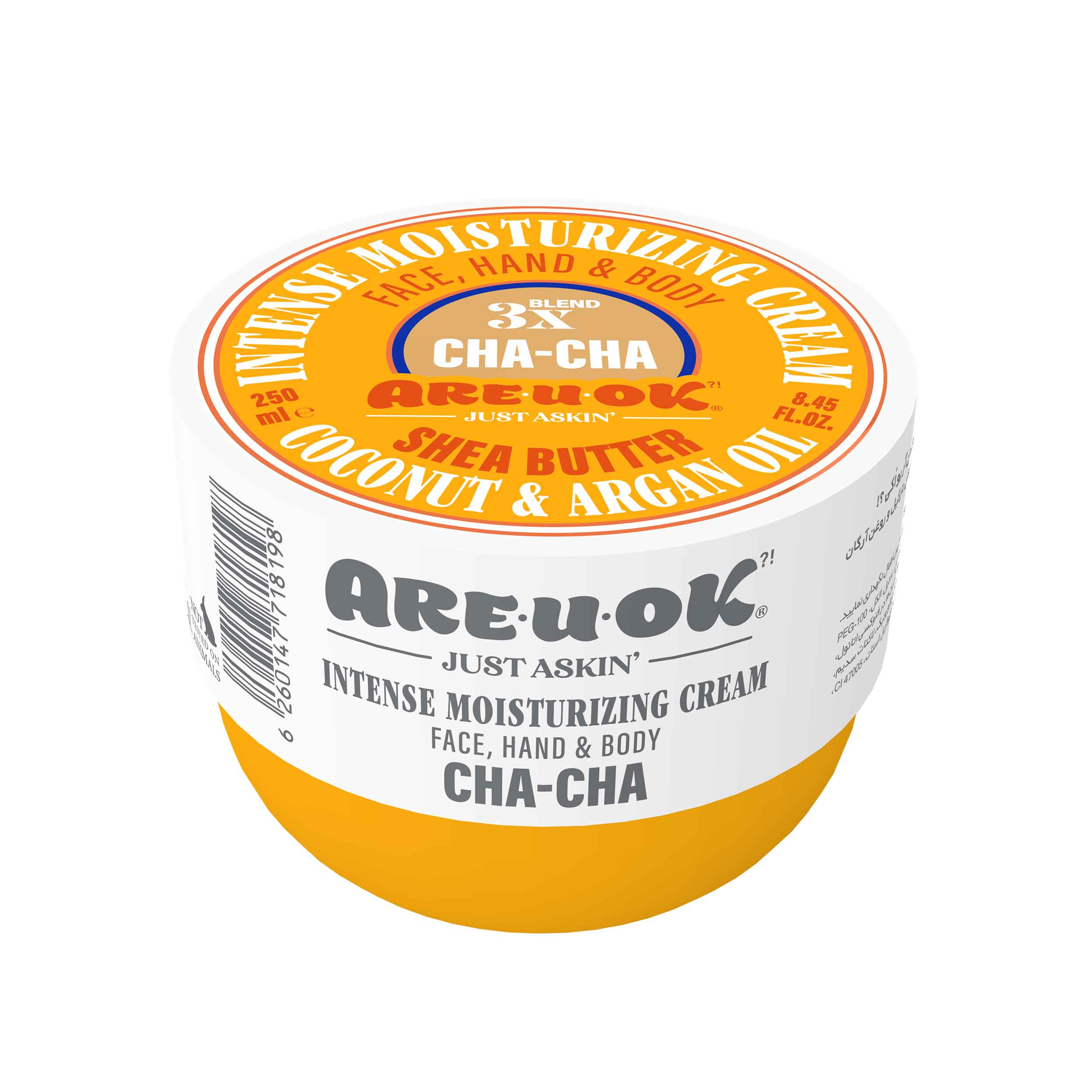 کرم مرطوب کننده آر یو اوکی مدل cha cha حجم 250 میلی لیتر