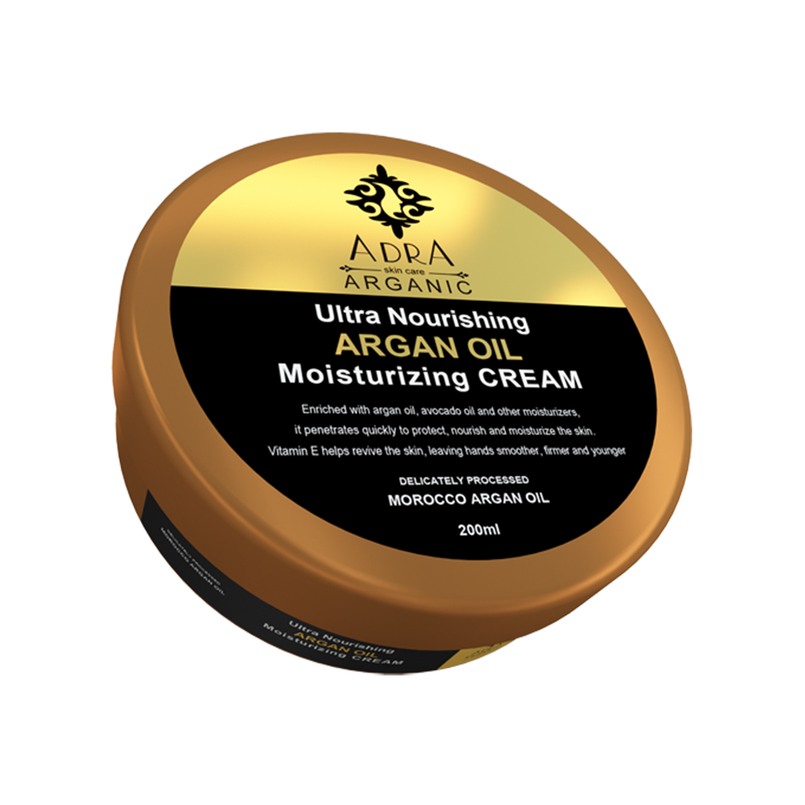 کرم مرطوب کننده آدرا مدل argan oli حجم 200 میلی لیتر