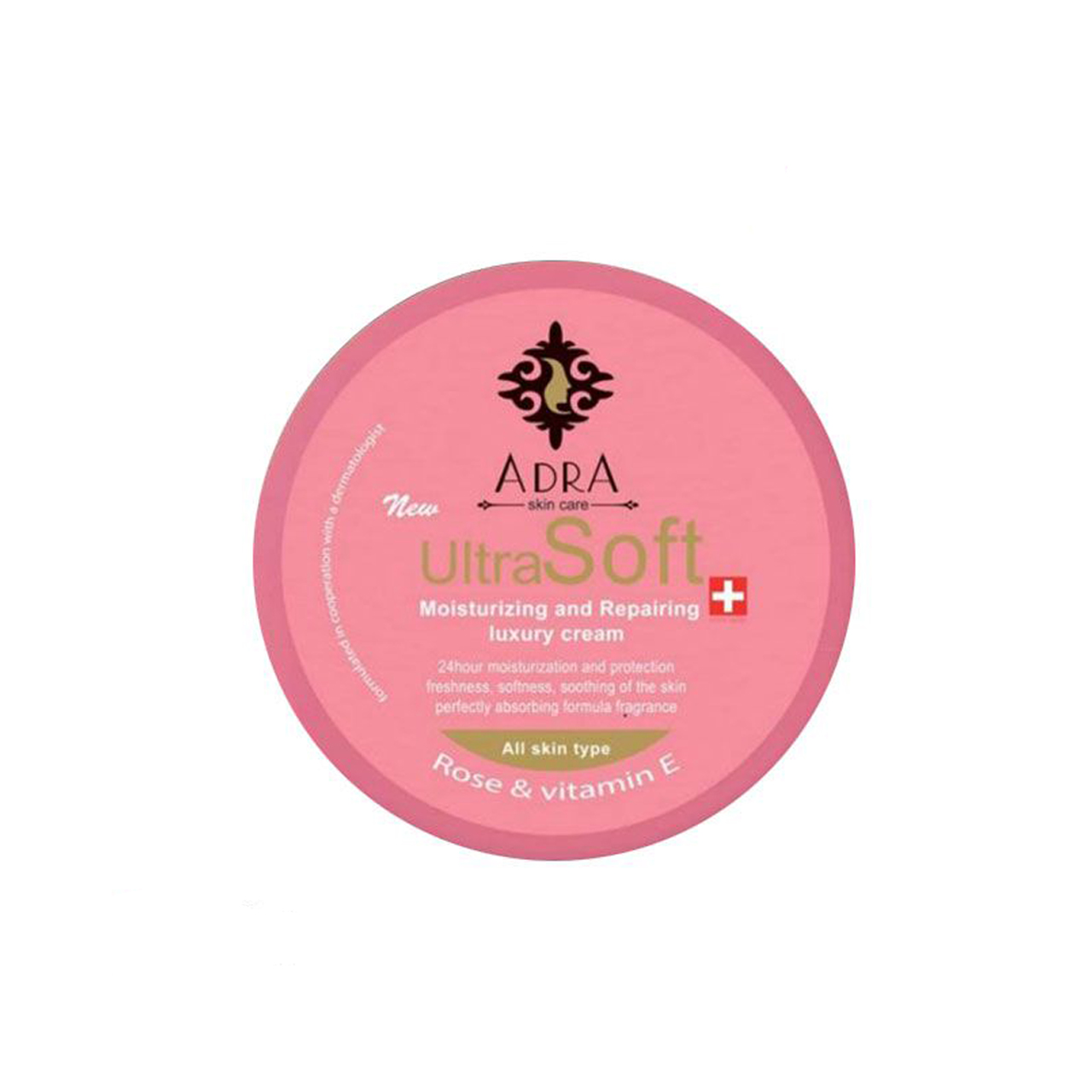 کرم مرطوب کننده آدرا مدل rose حجم 200 میلی لیتر