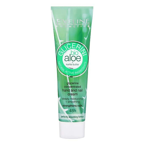 کرم مرطوب کننده دست و ناخن اولاین مدل bio aloe حجم 100 میلی لیتر