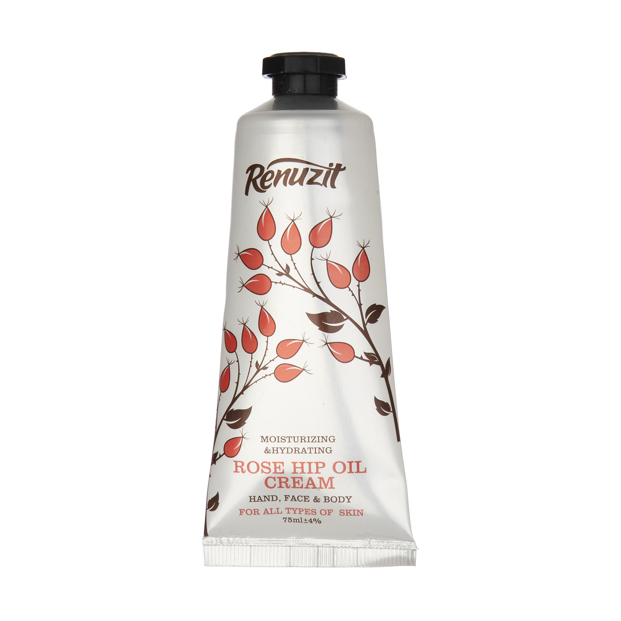 کرم مرطوب کننده رینوزیت مدل rose hip oil حجم 75 میلی لیتر
