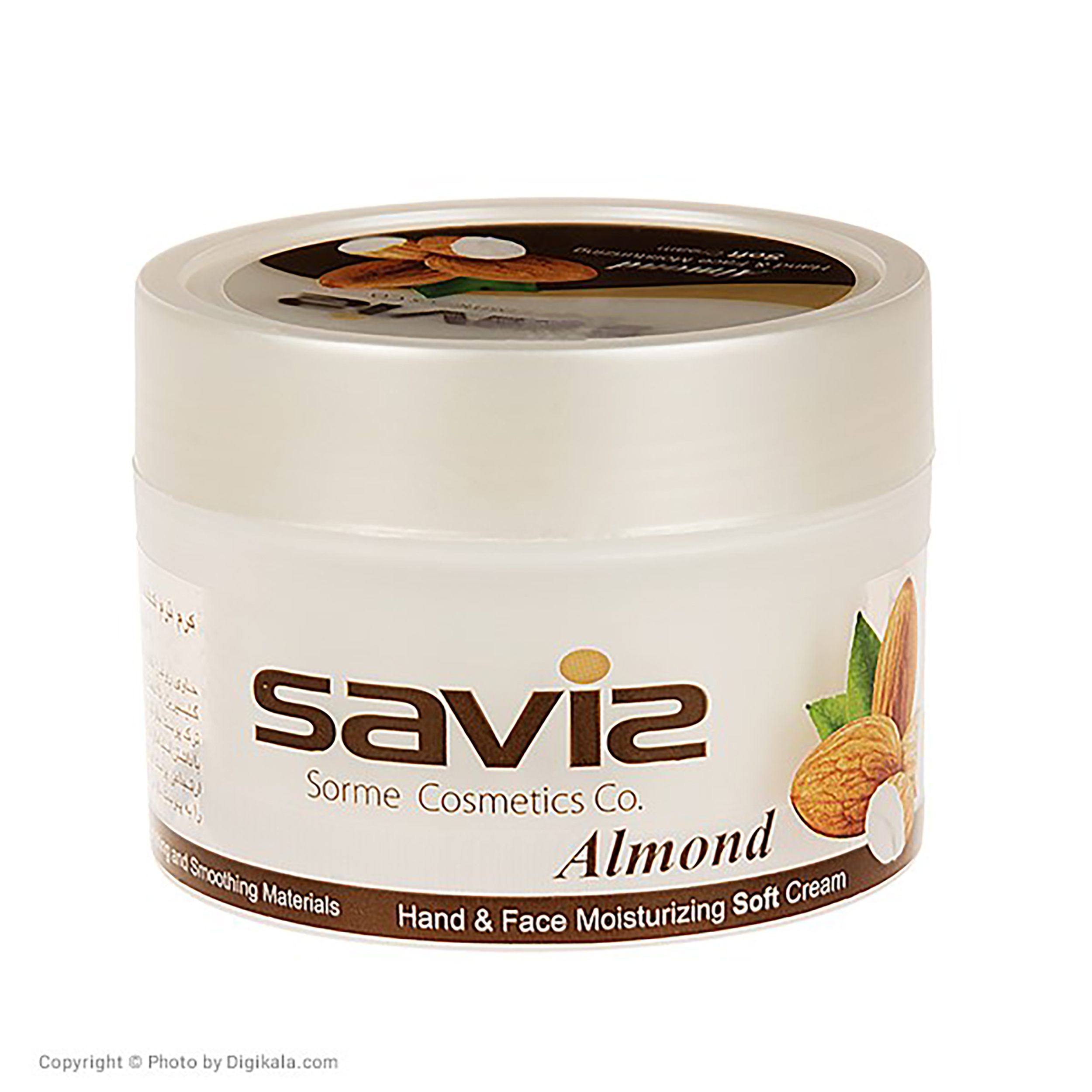 کرم مرطوب کننده ساویز مدل almond وزن 180 گرم
