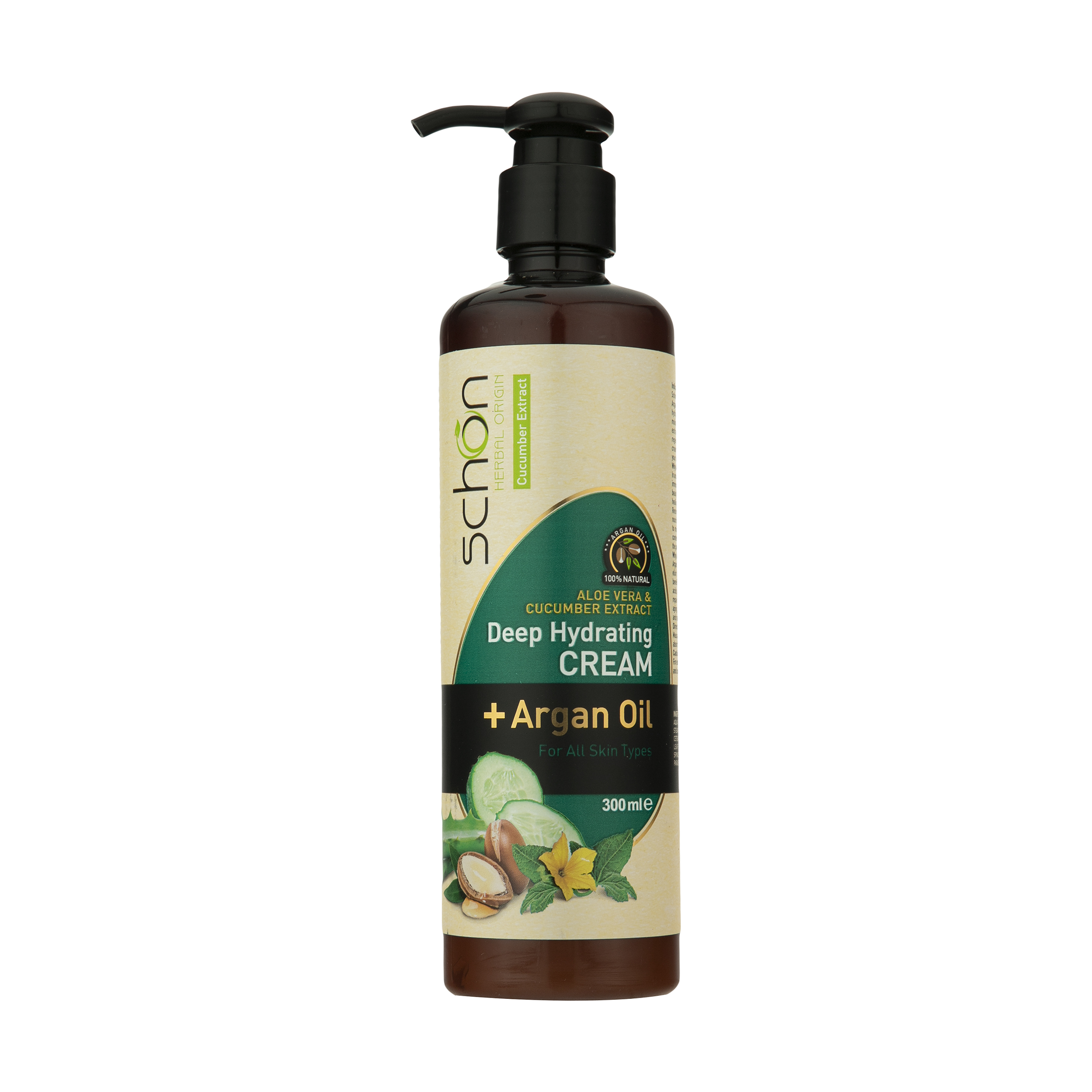 کرم مرطوب کننده شون مدل cucumber حجم 300 میلی لیتر