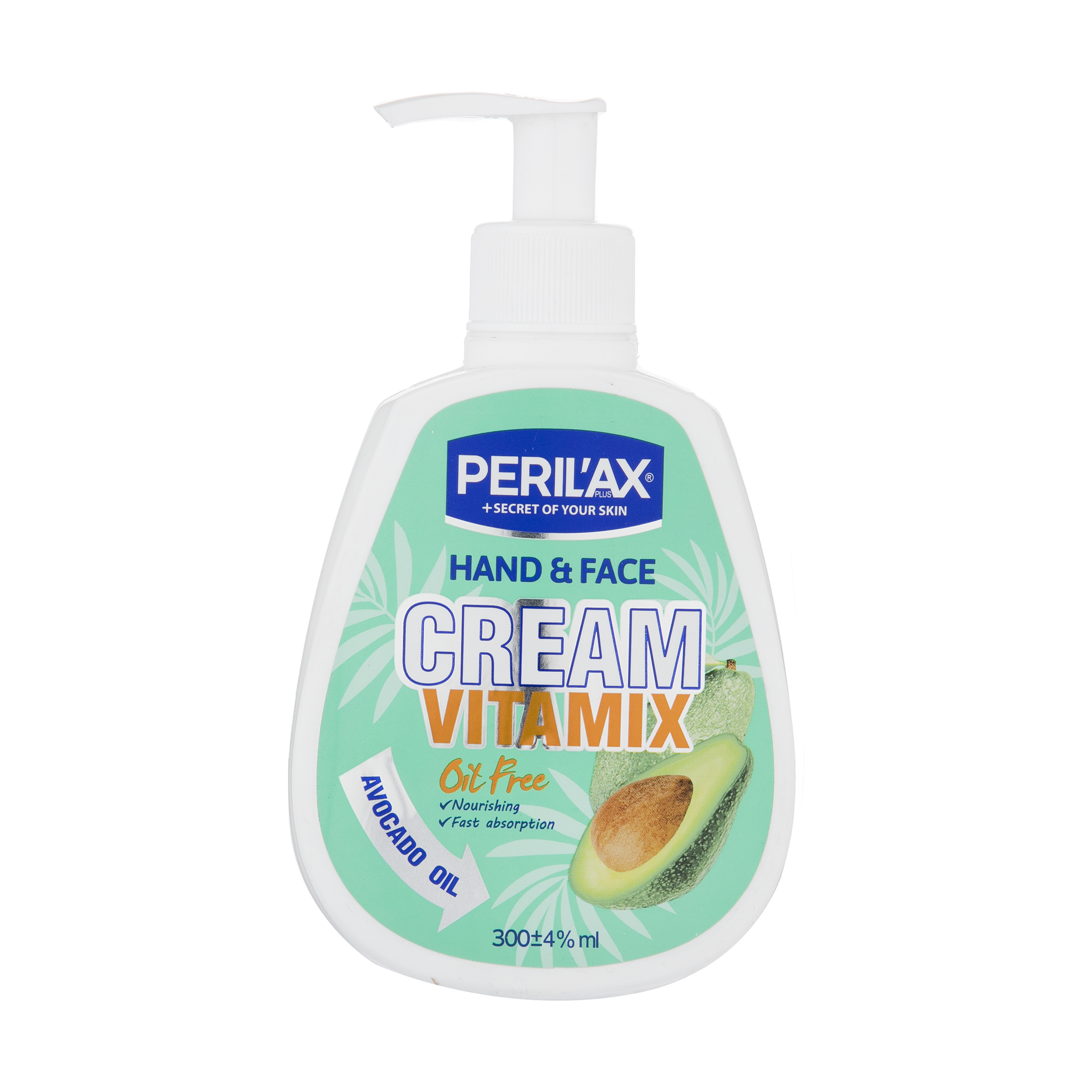کرم مرطوب کننده پریلاکس پلاس مدل avocado oil حجم 300 میلی لیتر