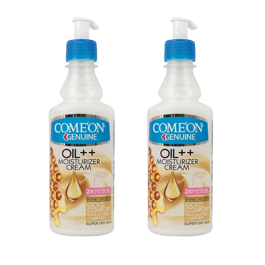 کرم مرطوب کننده کامان مدل extra oil حجم 400 میلی لیتر مجموعه 2 عددی