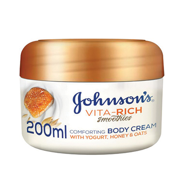 کرم نرم کننده جانسون مدل vita rich smoothies حجم 200 میلی لیتر