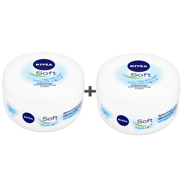 کرم نرم کننده و مرطوب کننده نیوآ مدل soft حجم 200 میلی لیتر بسته 2 عددی