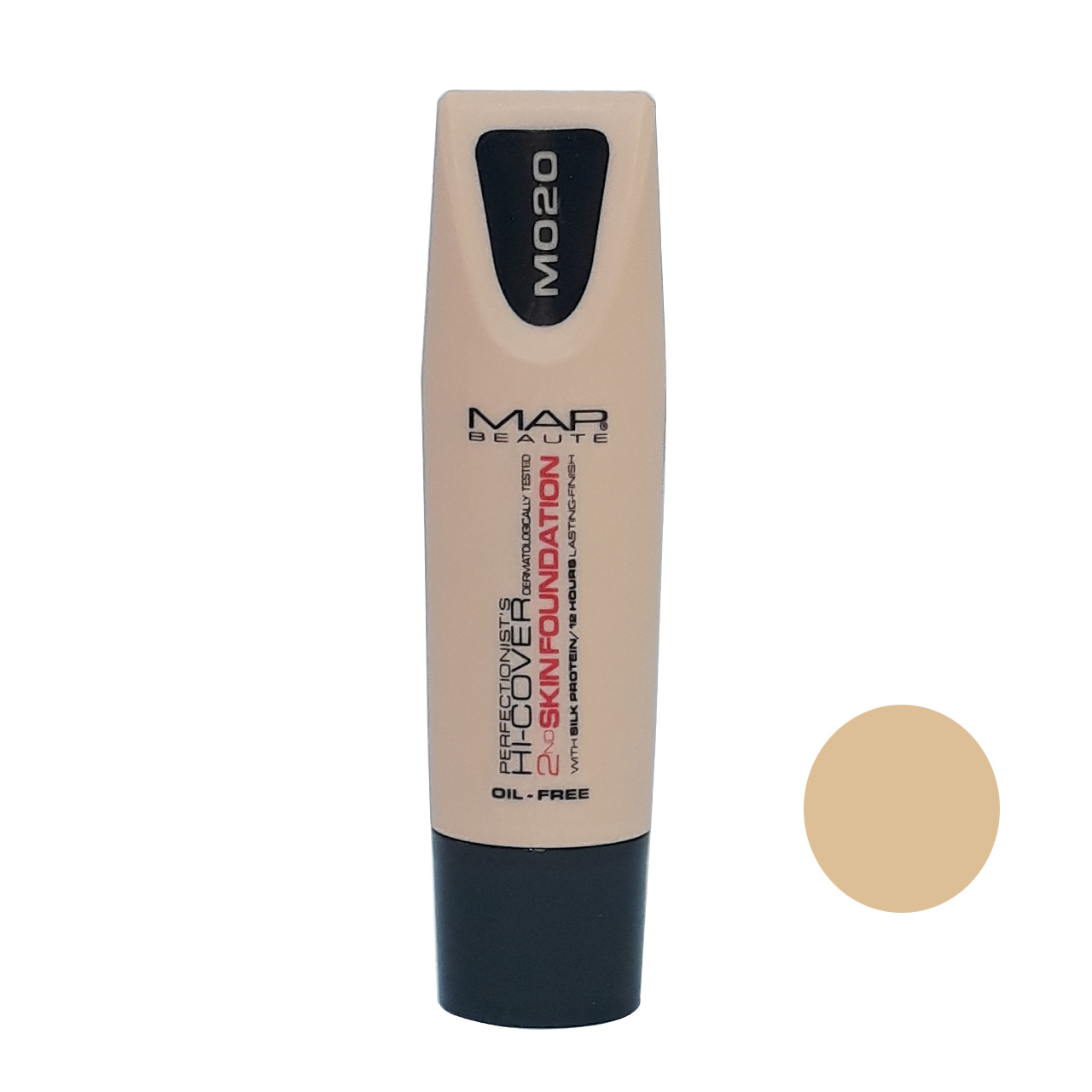 کرم پودر map beaute مدل oil free شماره m020