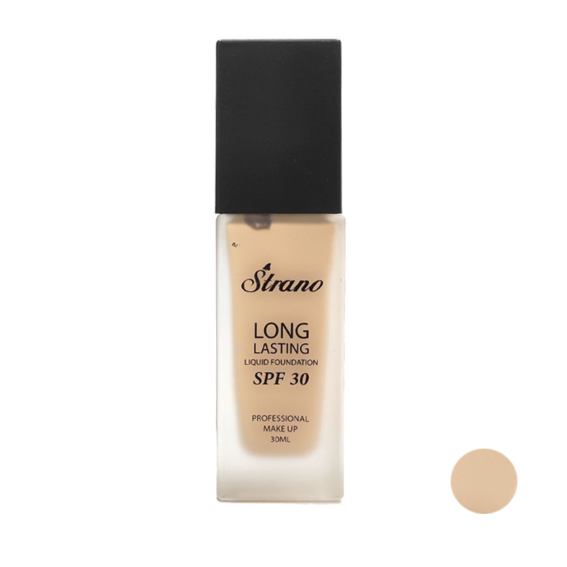 کرم پودر استرانو مدل long lasting شماره s2 حجم 30 میلی لیتر