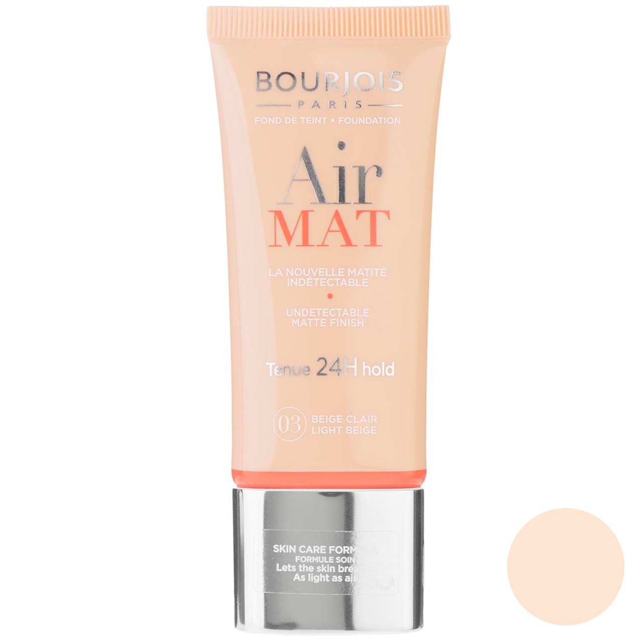 کرم پودر بورژ‌وآ سری air mat مدل light beige 03 حجم 30 میلی لیتر