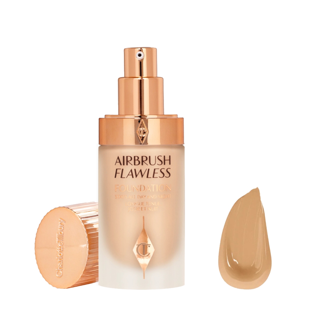 کرم پودر شارلوت تیلبری مدل airbrush flawless شماره 5.5 حجم 30 میلی لیتر