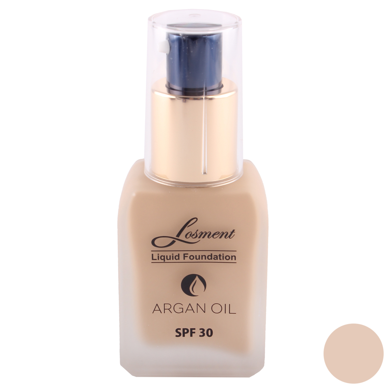 کرم پودر لوسمنت spf30 حاوی روغن آرگان و آلوئه ورا شماره l204 حجم 36 میلی لیتر
